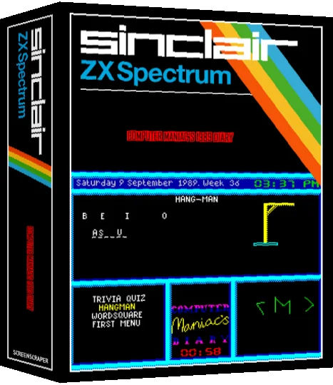 Computer Maniac's 1989 Diary — box-3D (SS)