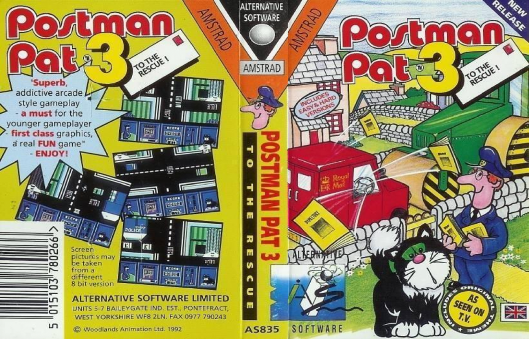 Postman Pat 3 - To The Rescue — box-texture (EU)