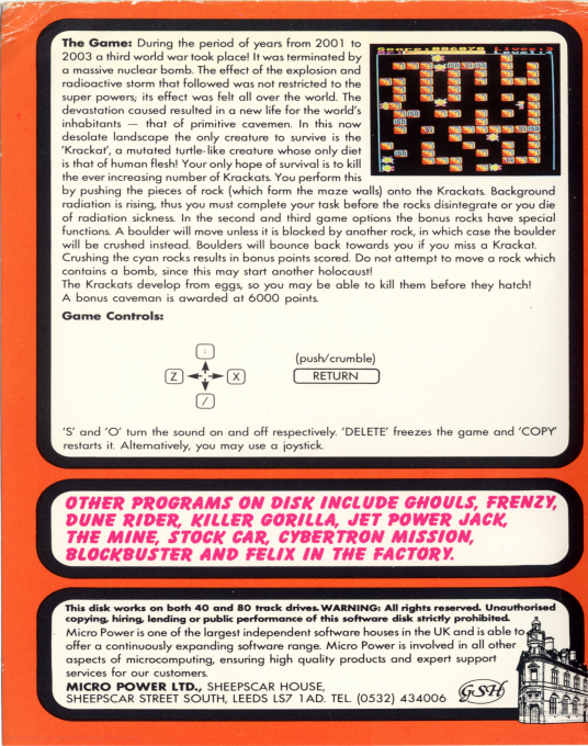Rubble Trouble — box-2D-back (EU)