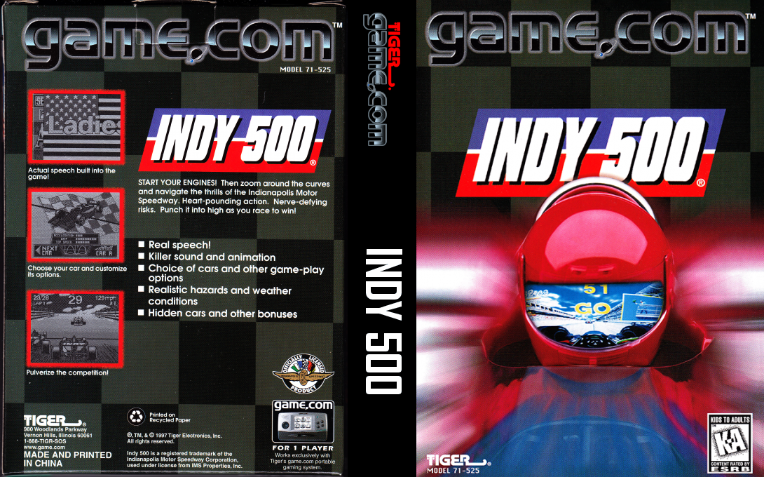 Indy 500 — box-texture (US)