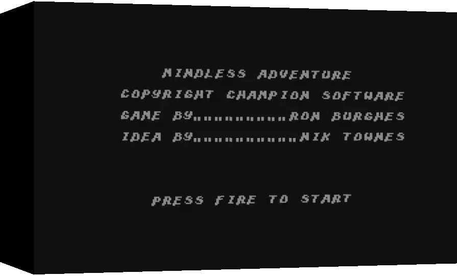 Mindless Adventure — box-3D (WOR)