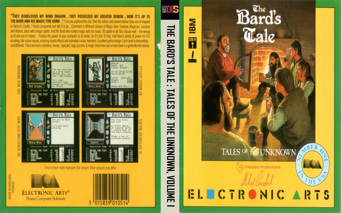 Bard's Tale, The — box-texture (EU)