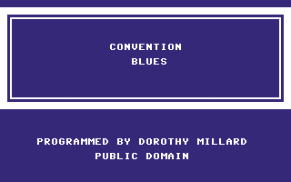 Convention Blues — sstitle (WOR)