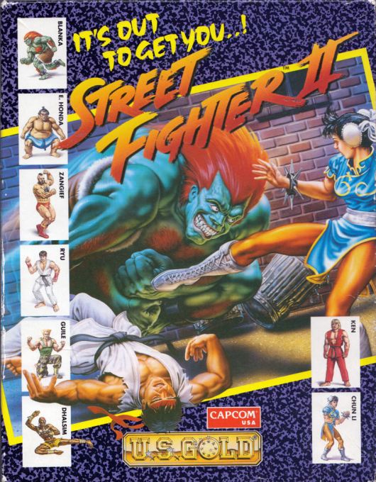 Street Fighter 2 box art