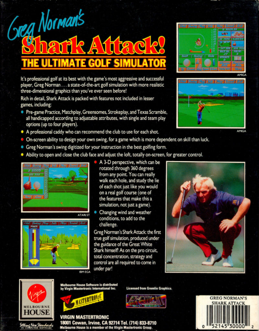 Ultimate! Golf — box-2D-back (US)