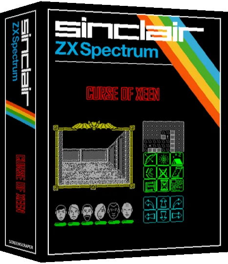 Curse Of Xeen — box-3D (SS)