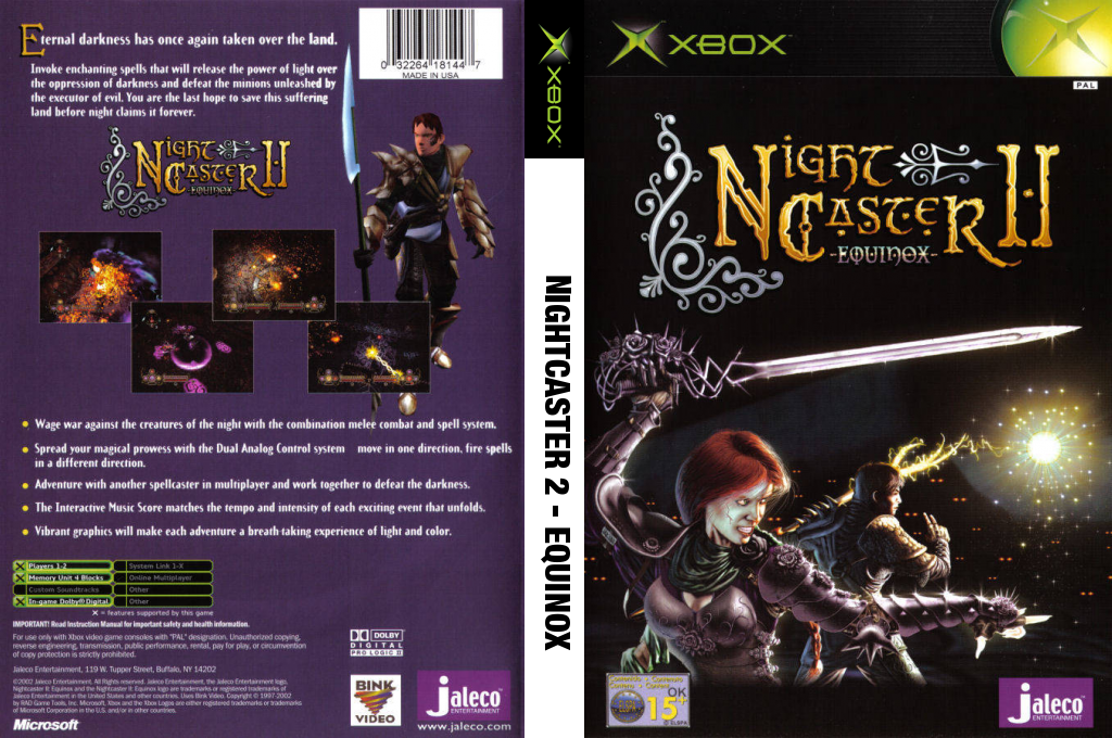 Nightcaster 2 - Equinox — box-texture (UK)
