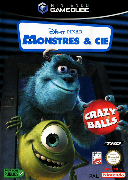 Disney-Pixar Monsters, Inc. - Scream Arena — box-2D (FR)