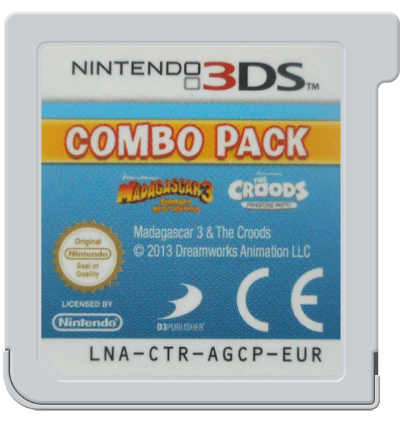 Combo Pack - Madagascar 3 - Europe's Most Wanted + Croods, The - Prehistoric Party! — support-2D (EU)