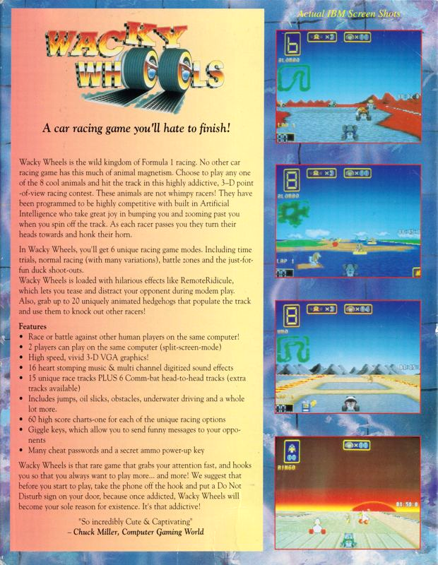 Wacky Wheels — box-2D-back (US)