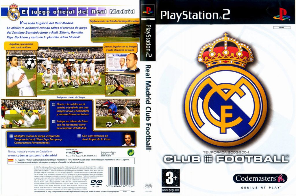 Real Madrid - The Game — box-texture (SP)