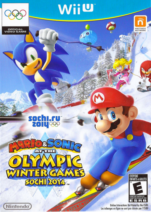 Mario & Sonic at the Sochi 2014 Olympic Winter Games box art