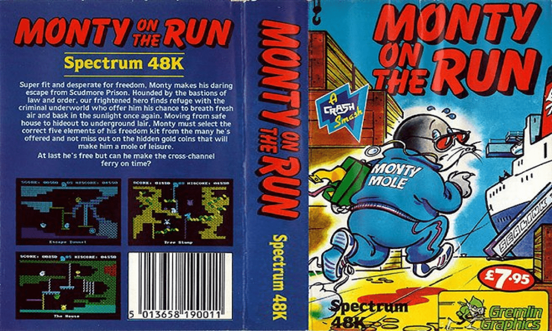 Monty On The Run — box-texture (EU)