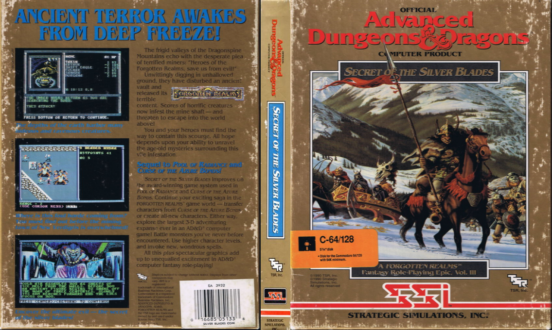 Secret Of The Silver Blades — box-texture (US)