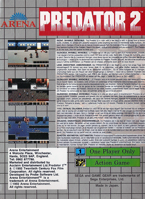 Predator 2 — box-2D-back (EU)