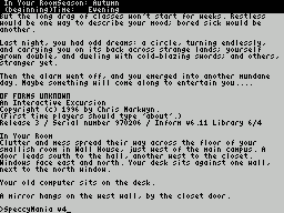 ZxZvm - Of Forms Unknown - An Interactive Excursion — ss (WOR)