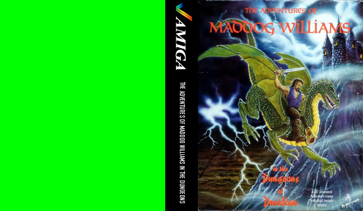Adventures Of Maddog Williams In The Dungeons Of Duridian, The — box-texture (EU)