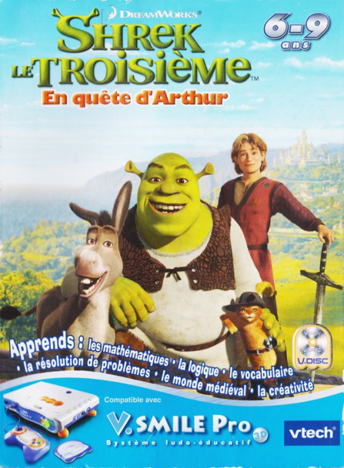 Shrek The Third - The Search For Arthur box art