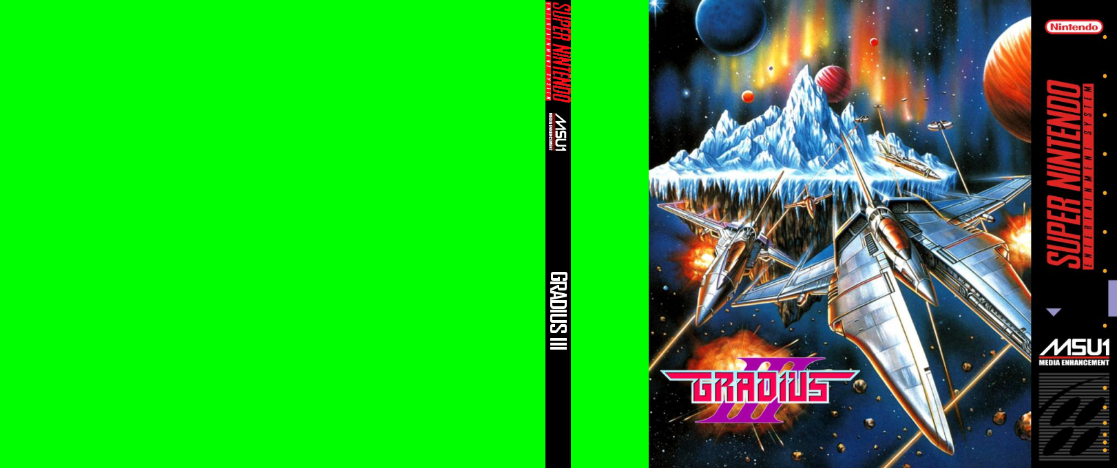 Gradius III — box-texture (US)