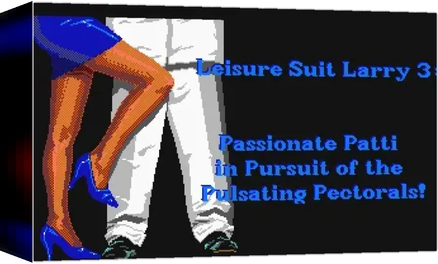 Leisure Suit Larry 3 - Passionate Patti In Pursuit Of The Pulsating Pectorals — box-3D (WOR)