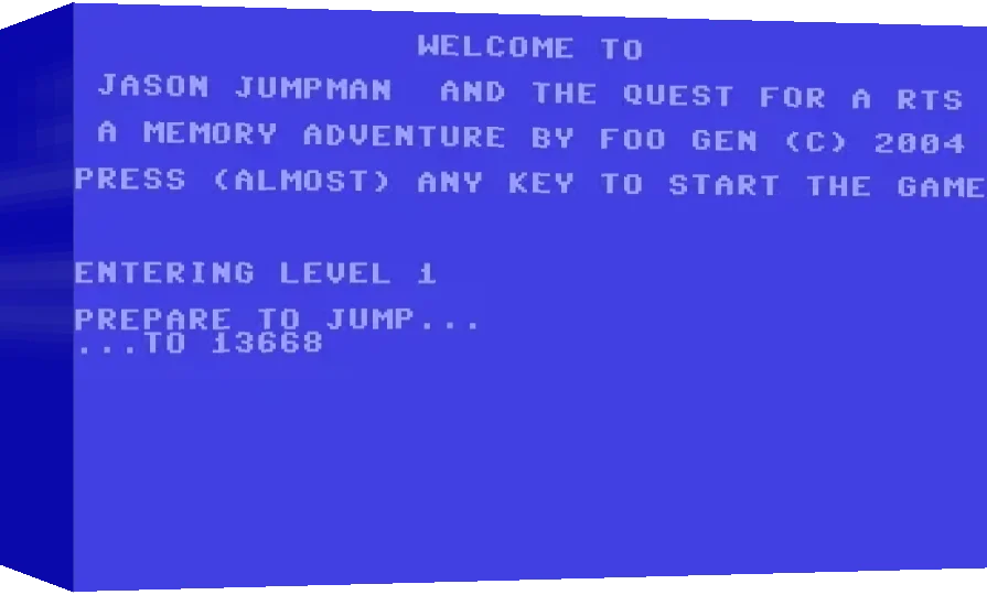 Jason Jumpman and the Quest for a RTS — box-3D (WOR)