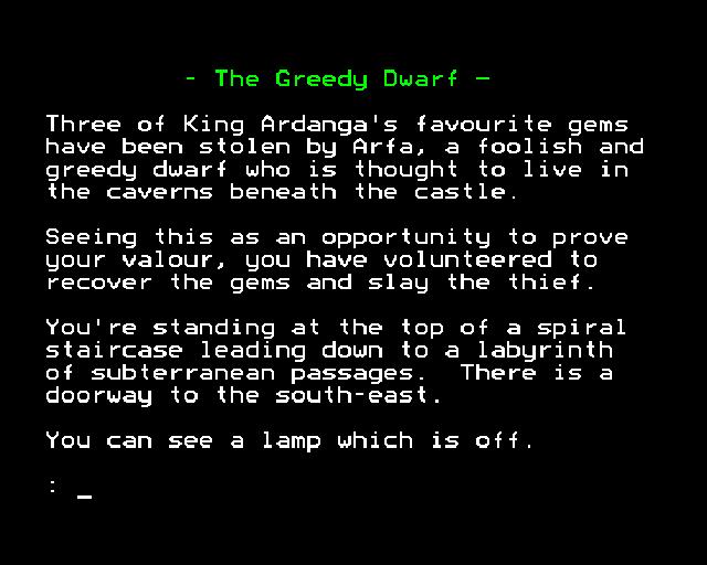 Greedy Dwarf, The — ss (WOR)