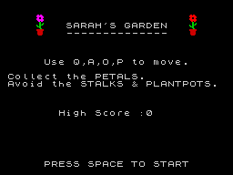 Sarah's Garden — sstitle (WOR)