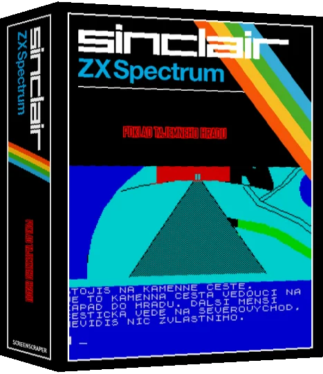 Poklad tajemného hradu — box-3D (SS)