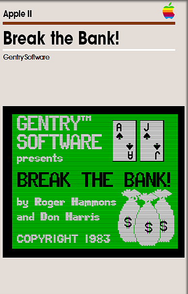 Break the Bank! box art