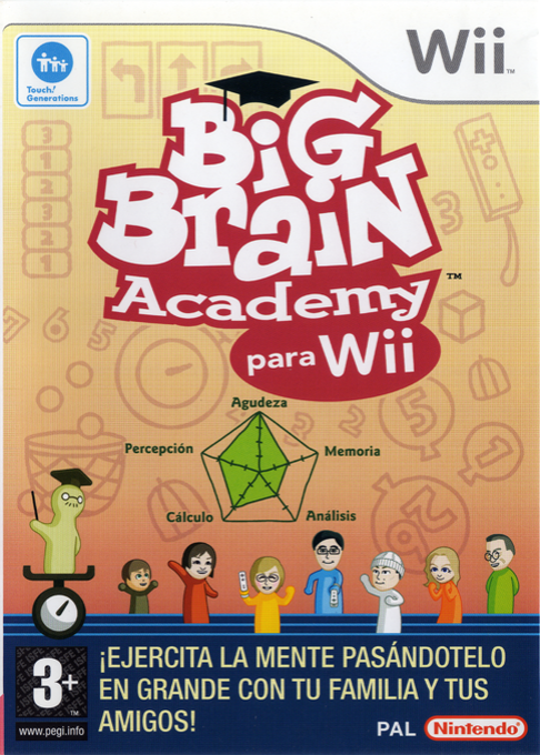 Big Brain Academy for Wii — box-2D (SP)