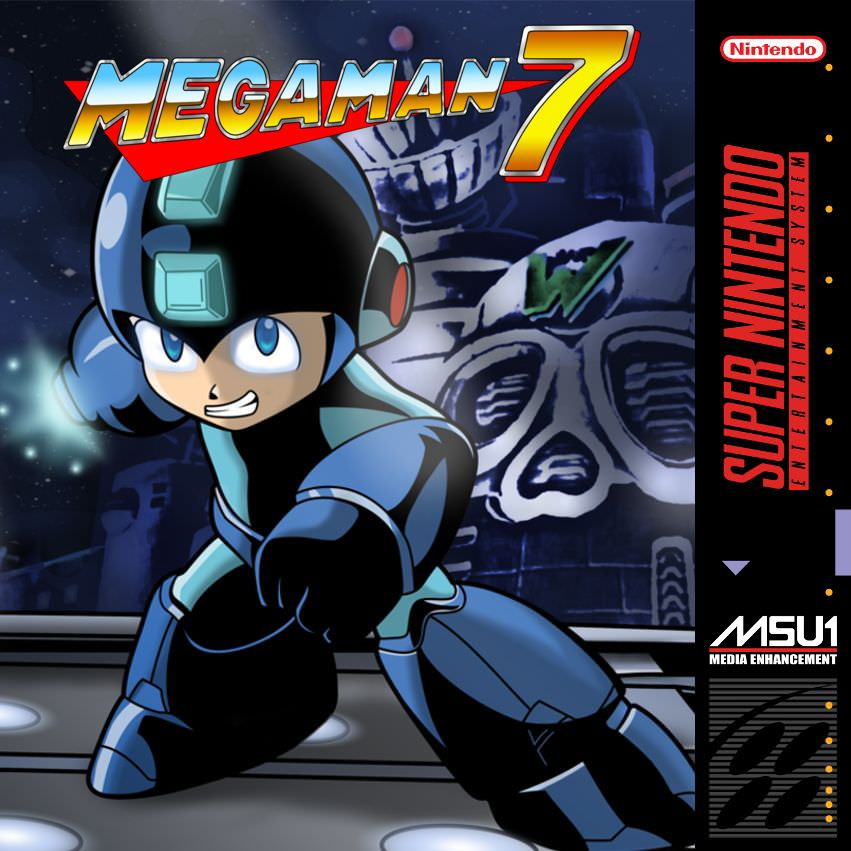 Mega Man 7 box art