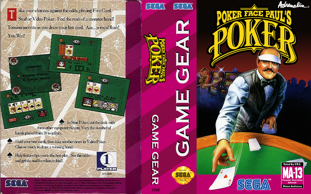 Poker Faced Paul's Poker — box-texture (US)