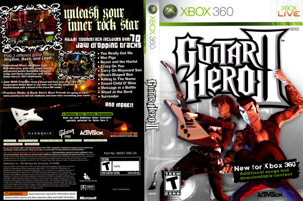 Guitar Hero II — box-texture (US)