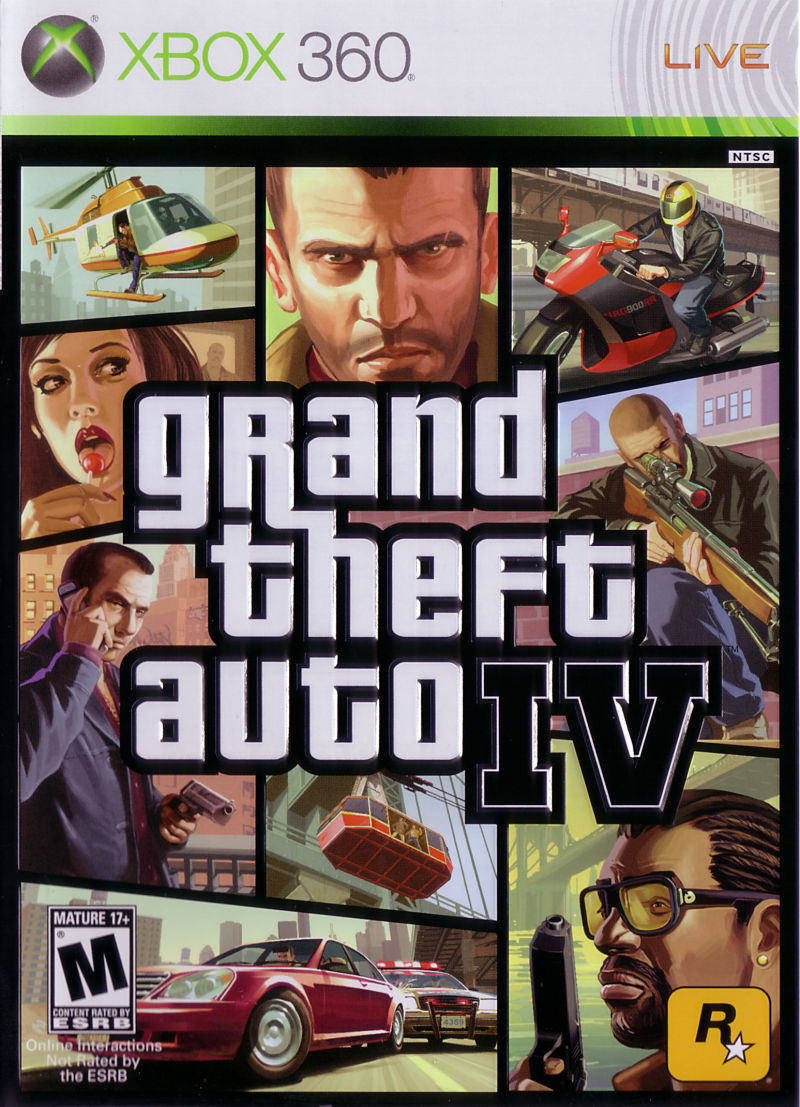 Grand Theft Auto IV box art