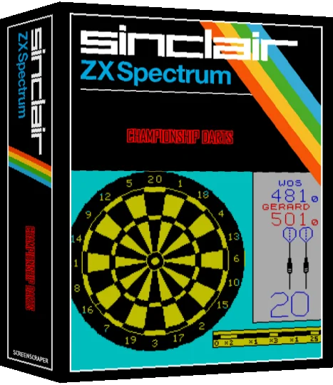 Championship Darts — box-3D (SS)