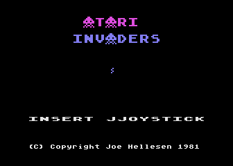 Atari Invaders — sstitle (WOR)