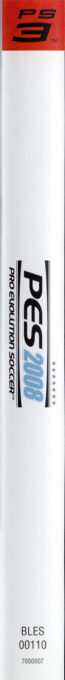 PES 2008 - Pro Evolution Soccer — box-2D-side (DE)