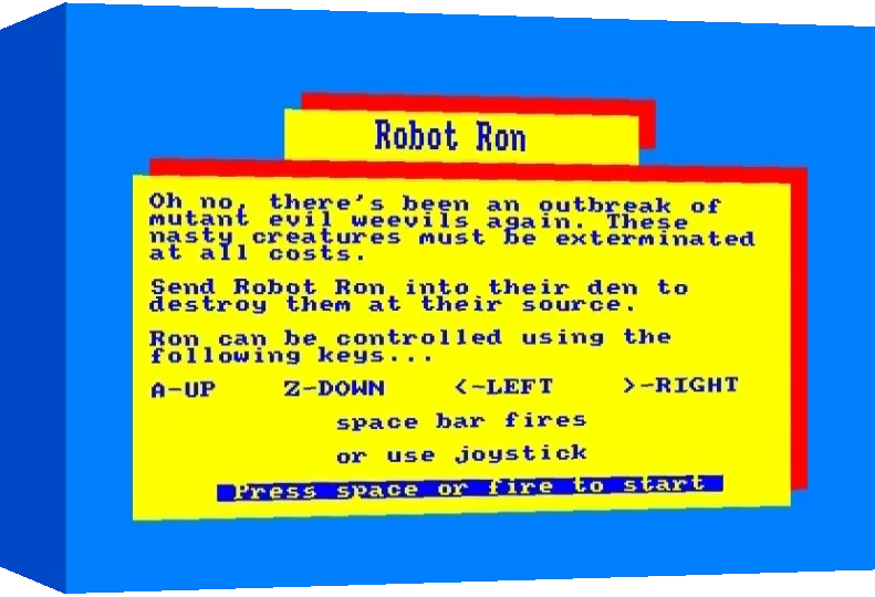 Robot Ron — box-3D (WOR)