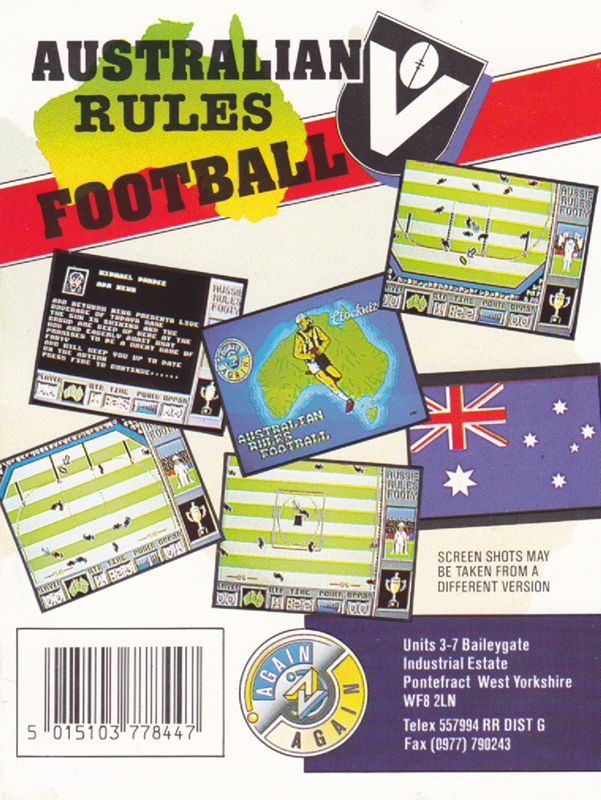 Australian Rules Football — box-2D-back (EU)