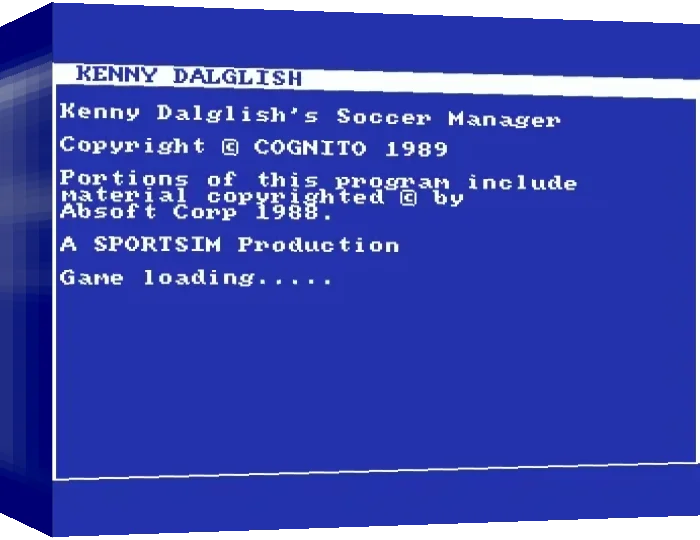 Kenny Dalglish's Soccer Manager — box-3D (EU)