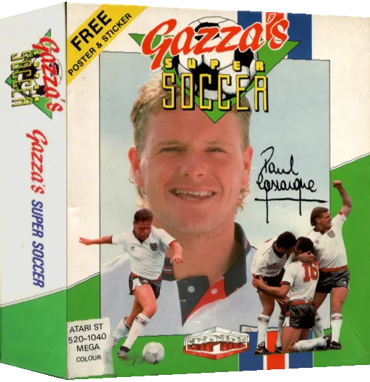 Gazza's Super Soccer — box-3D (EU)