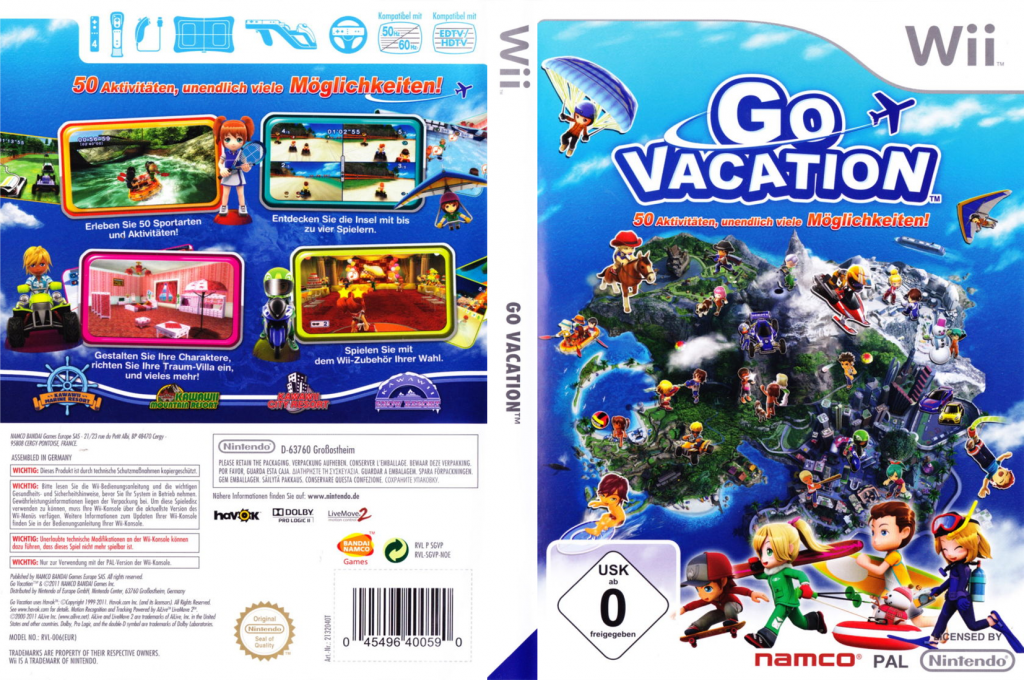 Go Vacation — box-texture (DE)