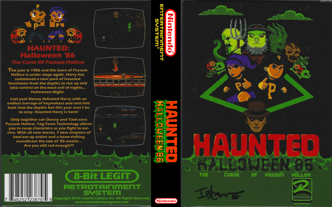 Haunted - Halloween '86 — box-texture (WOR)