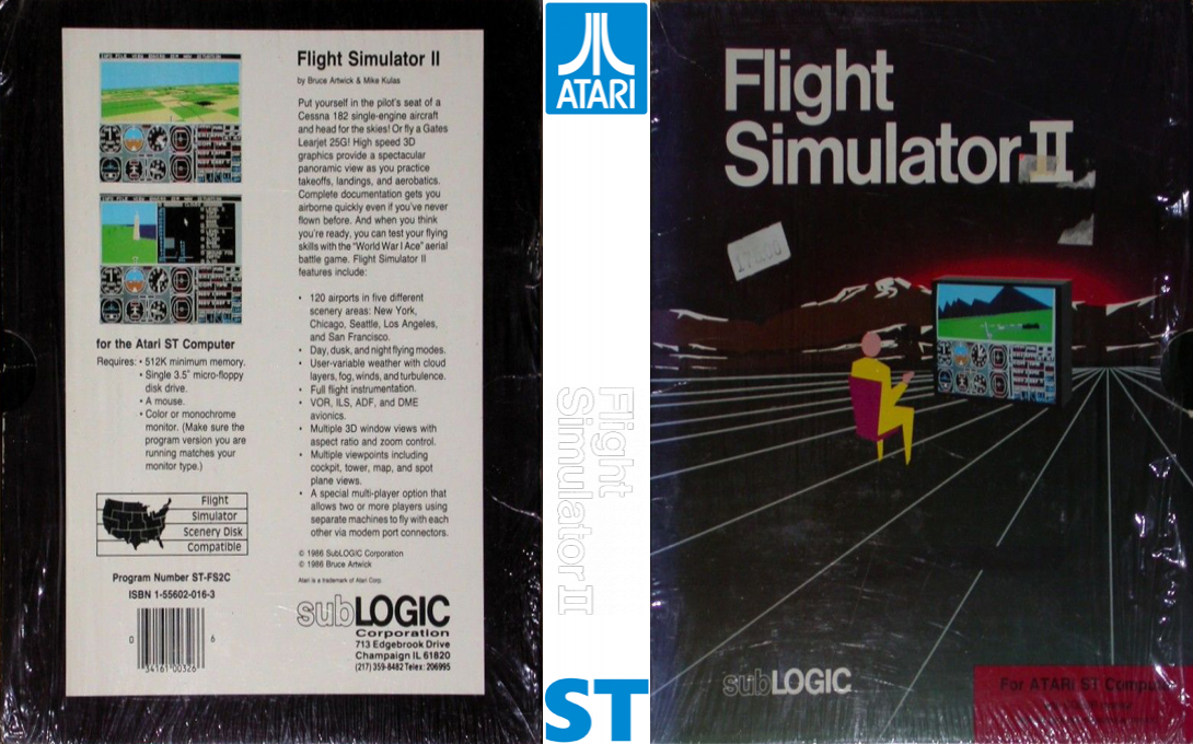 Flight Simulator 2 — box-texture (US)