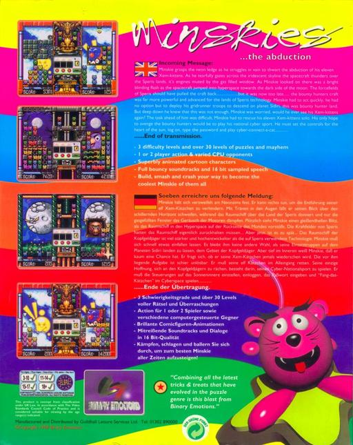 Minskies... the abduction — box-2D-back (WOR)