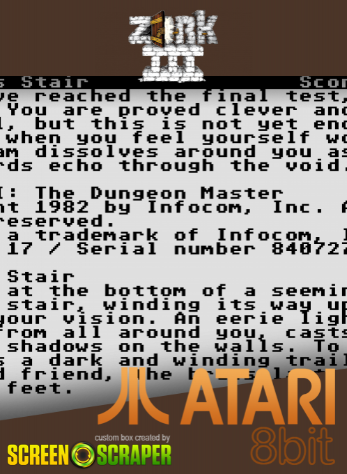Zork 3 - The Dungeon Master — box-2D (SS)