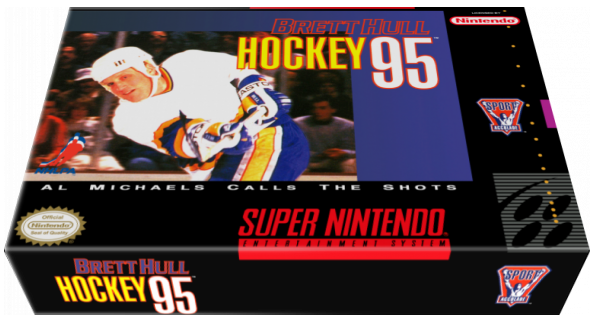 Brett Hull Hockey 95 — box-3D (US)