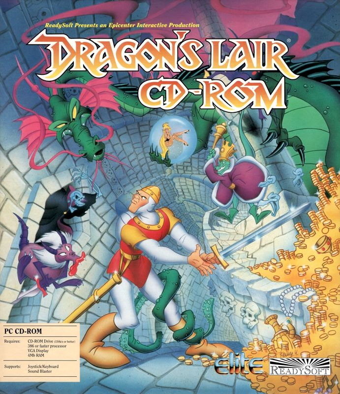 Dragon's Lair CD-ROM — box-2D (EU)