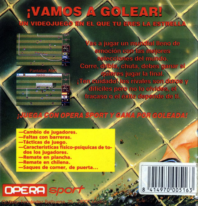 Mundial De Fútbol — box-2D-back (SP)