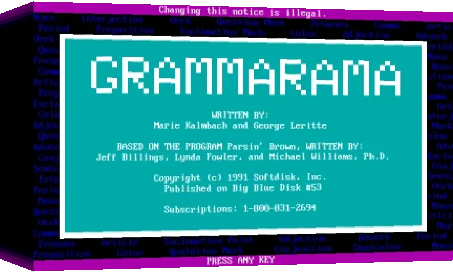Grammarama — box-3D (WOR)